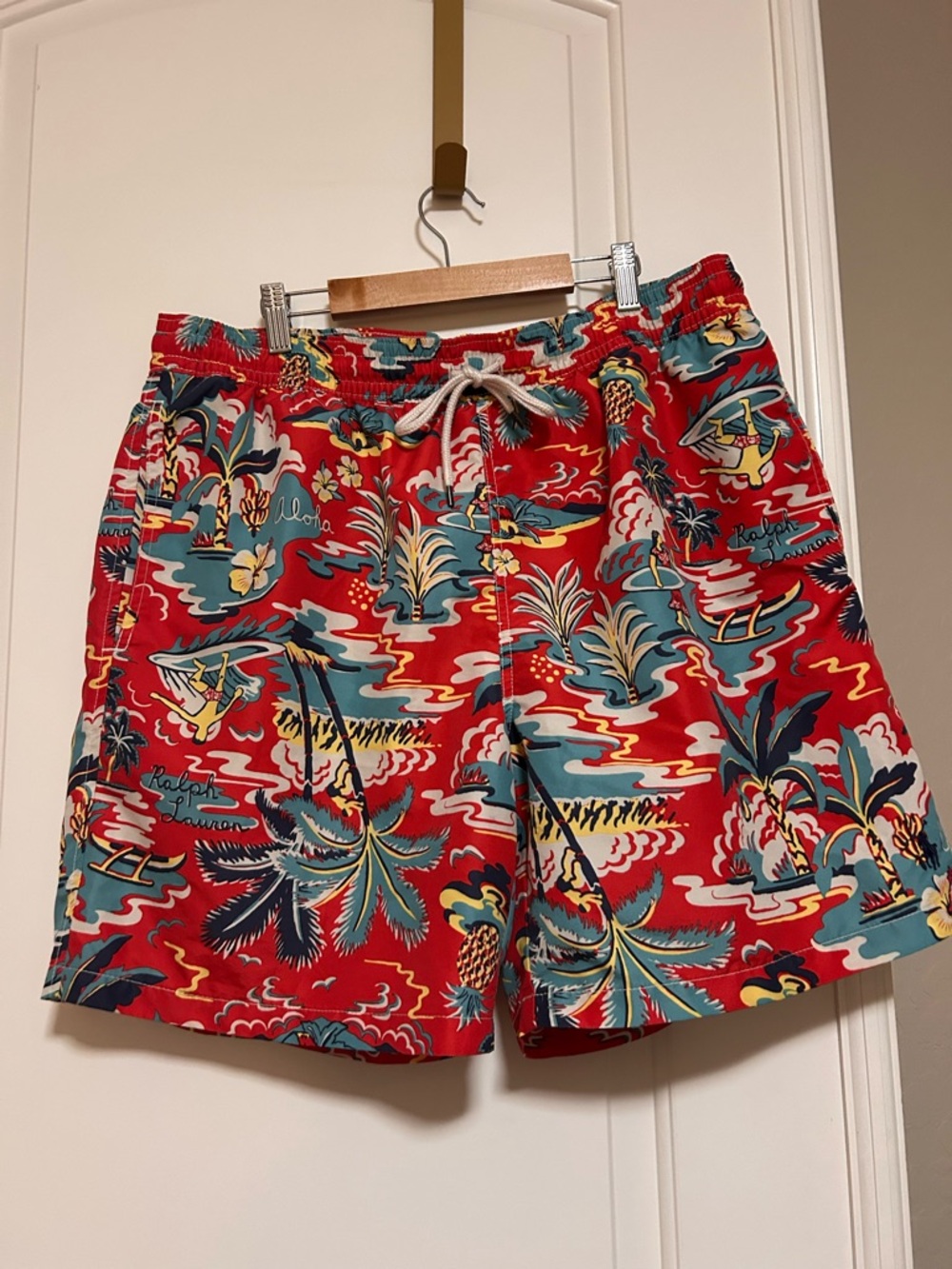 🌴🌺 NWOT 🌺🌴 Aloha Ralph Lauren Summer Tropical Print Swim Board Shorts🌴🌺